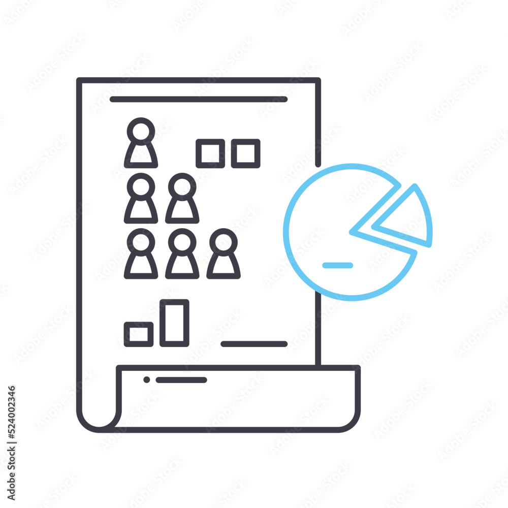 infographics line icon, outline symbol, vector illustration, concept sign infographics line icon, outline symbol, vector illustration, concept sign