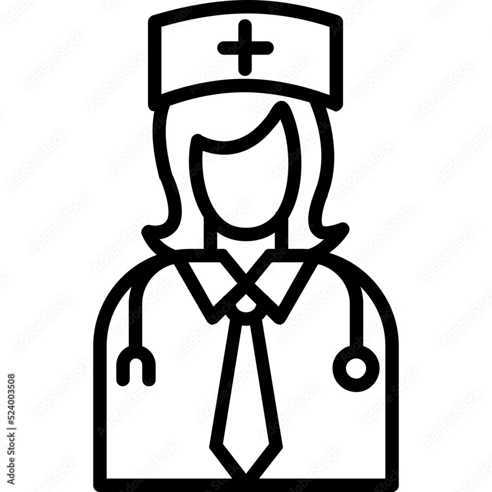 Pediatrician Female Icon Pediatrician Female Icon