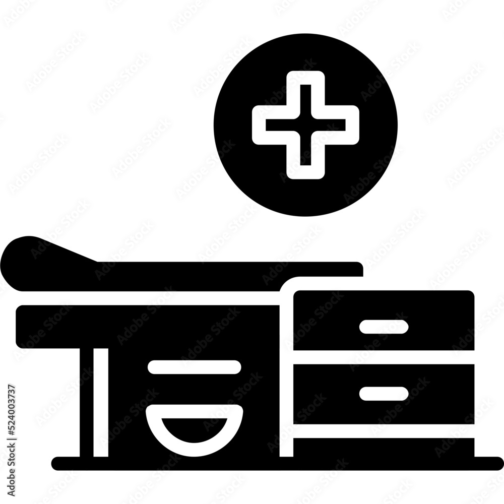 Obraz premium Hospital Room Icon