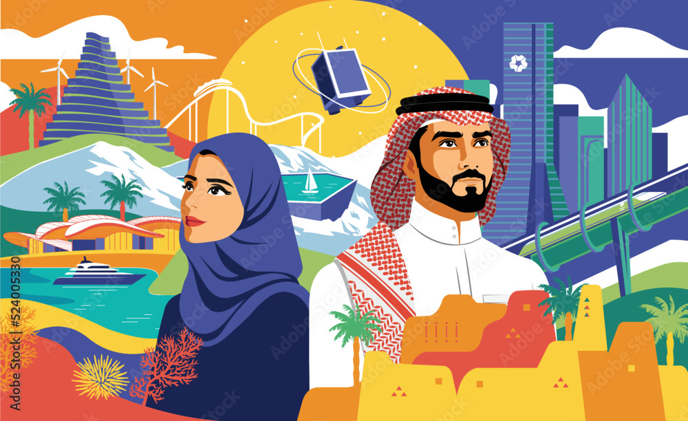 KSA, 22 September, 2024. Saudi National Day (Translation Saudi