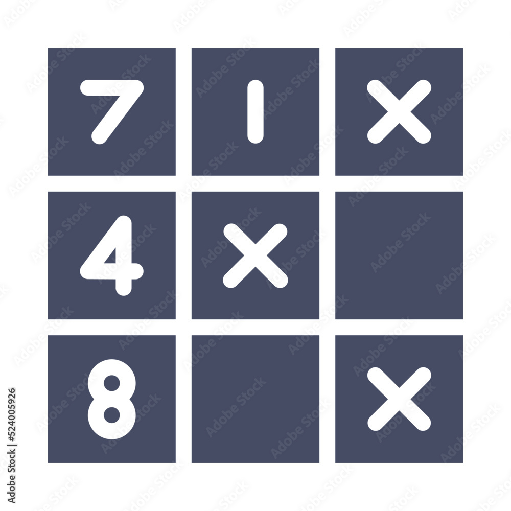 Fototapeta premium Sudoku Icon