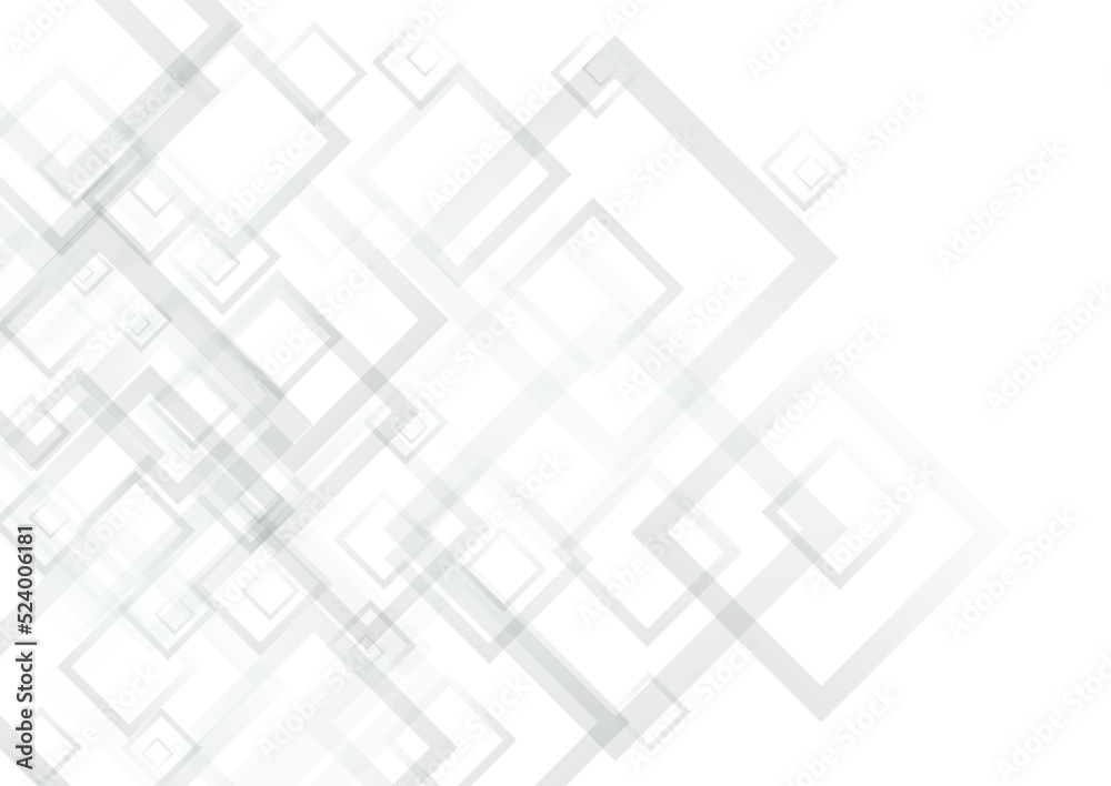 Fototapeta premium Gray Tile Minimal Vector Background. Modern
