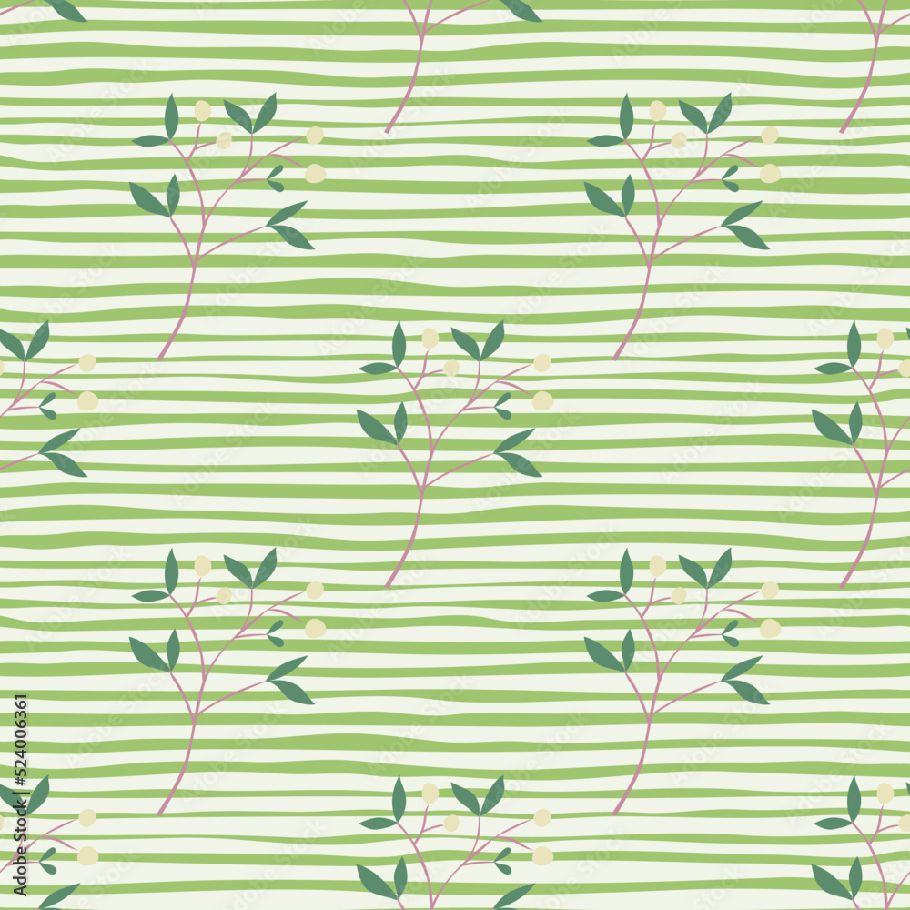 Hand drawn berry elements with leaves seamless pattern. Doodle botanical plants wallpape. Hand drawn berry elements with leaves seamless pattern. Doodle botanical plants wallpape.