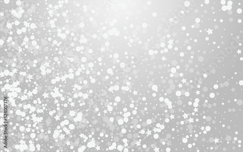 Wallpaper Mural Grey Stars Vector Grey Background. Silver Shine Torontodigital.ca
