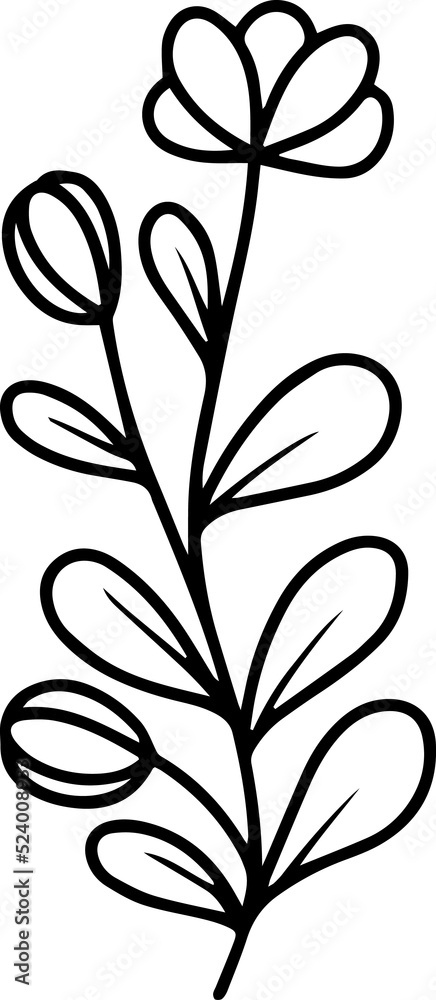 Line Art Flower Illustration
Line Art Flower Illustration