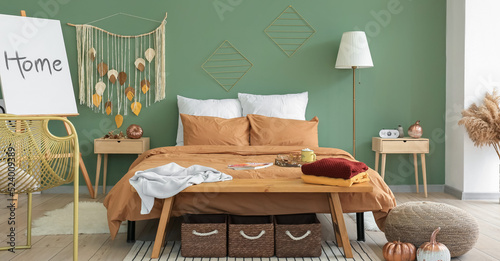 Modern interior of room wit...