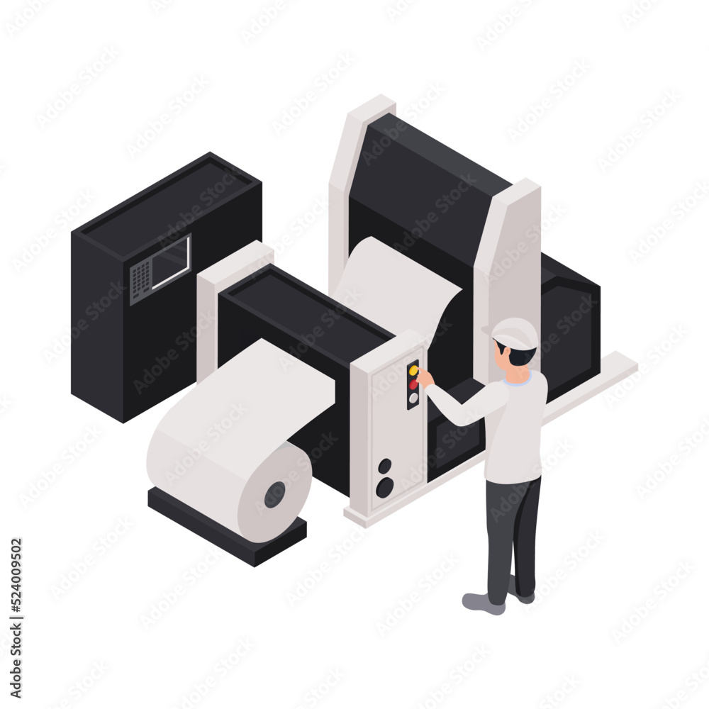 Isometric Printing House