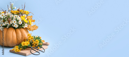 Beautiful autumn bouquet in...