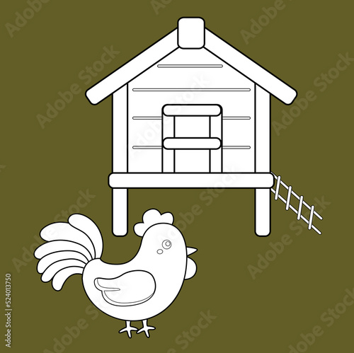 Cute Farm Animal Digital Stamp