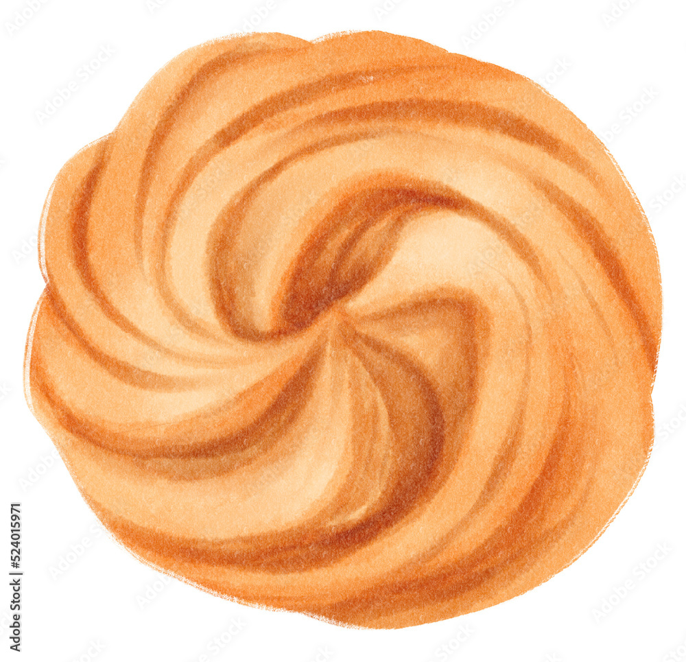 Cookie watercolor hand painted Cookie watercolor hand painted