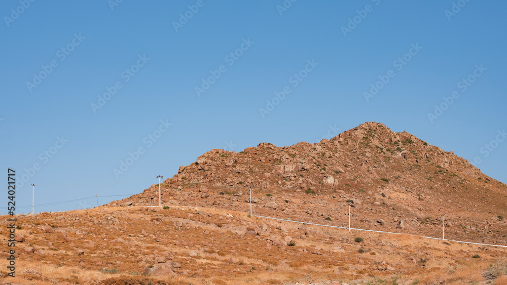 mountain landscape and electricity poles background mountain landscape and electricity poles background