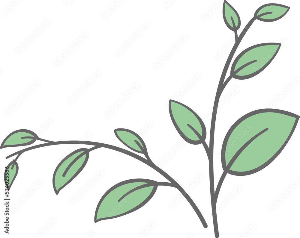 Fototapeta premium Hand drawn floral for wedding and holiday background.