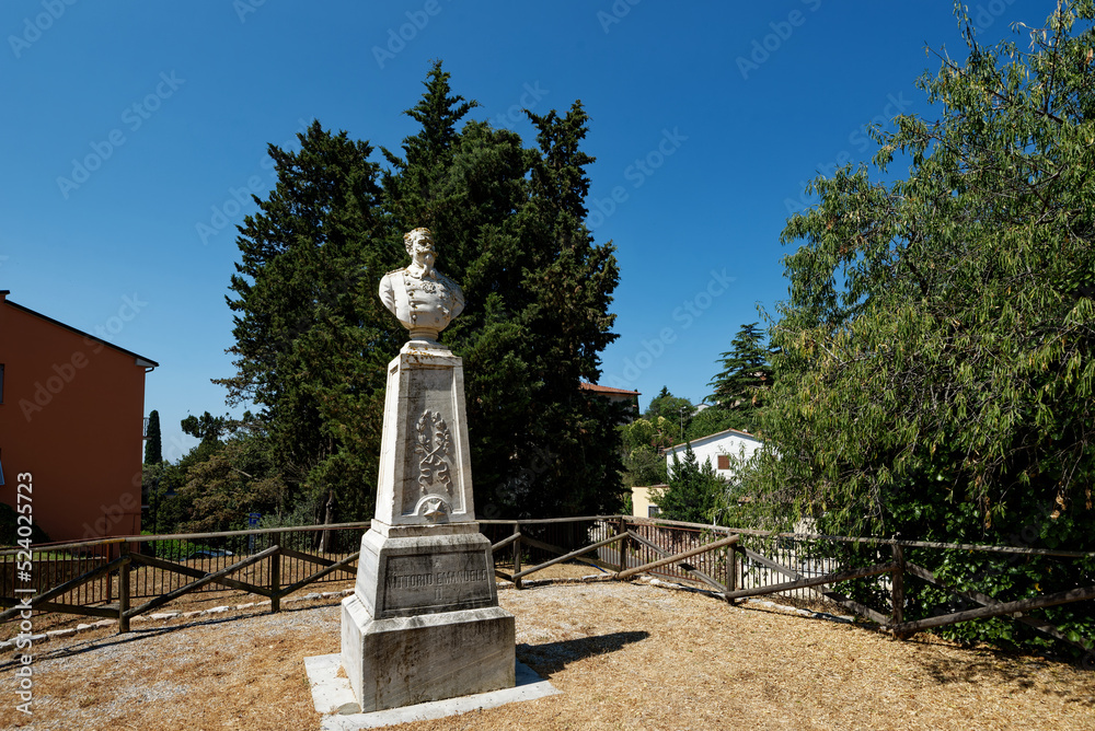 Italien - Toskana - Campiglia Marittima - Stadtpark - Denkmal Viktor Emanuel II.