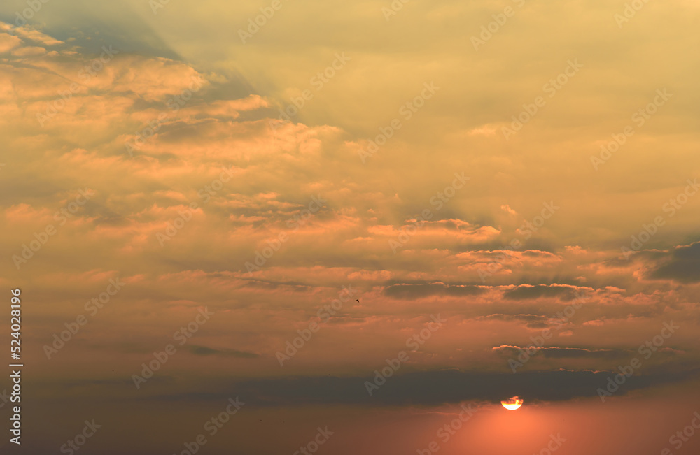 Fototapeta premium sunset sky background