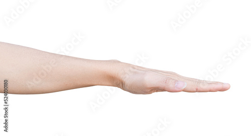 Male hand gestures isolated on transparent background - PNG format. © banphote