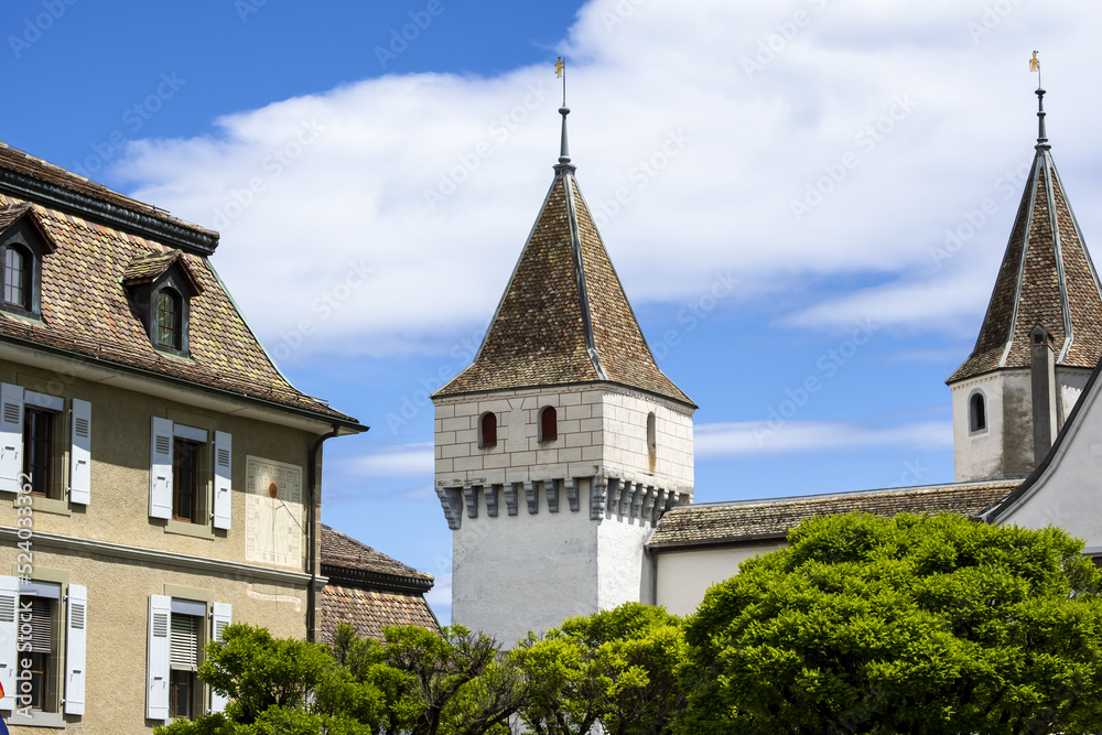 castle of Nyon, canton of Vaud in Switzerland