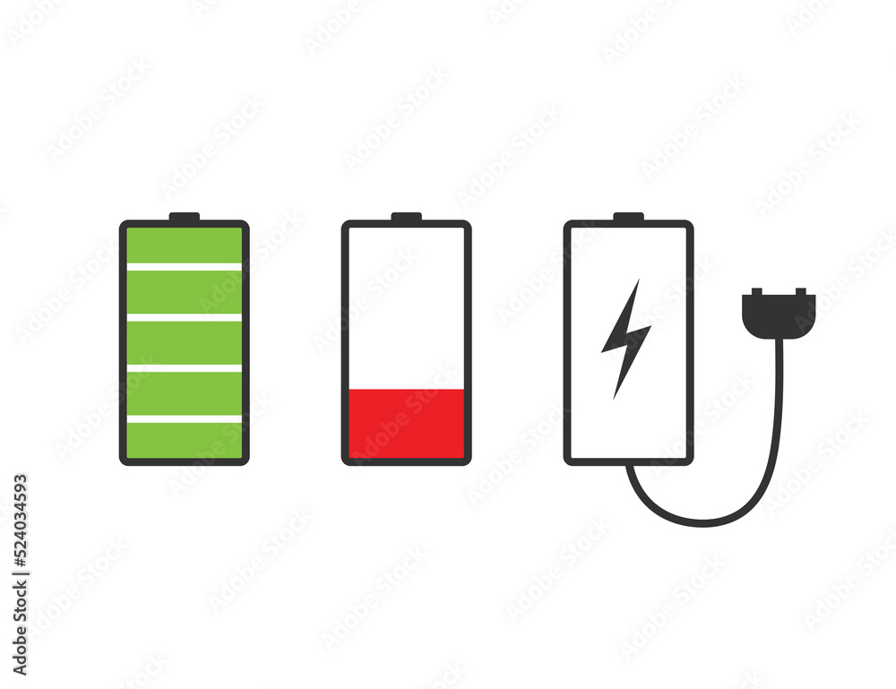 battery charging illustration collection battery charging illustration collection