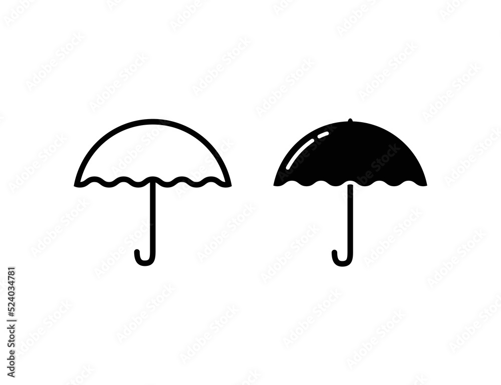 Umbrella design illustration collection Umbrella design illustration collection