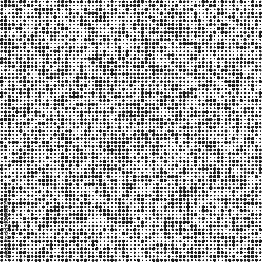 Different Sized Dots Halftone Texture Pattern Different Sized Dots Halftone Texture Pattern