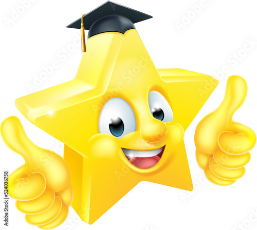 Star Graduation Emoji Emoti...