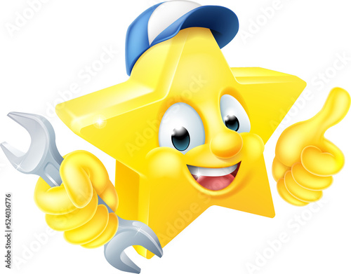 Cartoon Star Plumber or Mec...