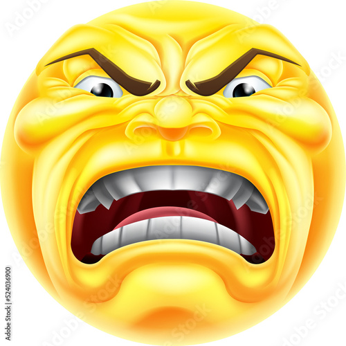 Angry Emoji Emoticon