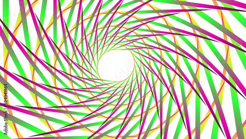 Abstract circle colorful or multicolor with white border for background textured.