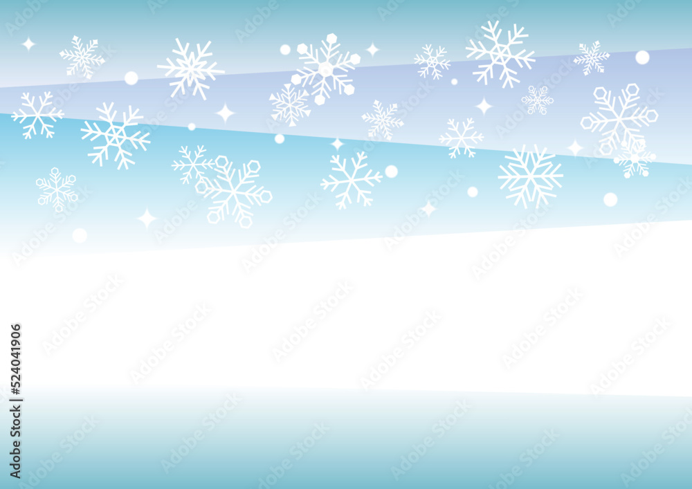 雪の結晶の背景素材 雪の結晶の背景素材