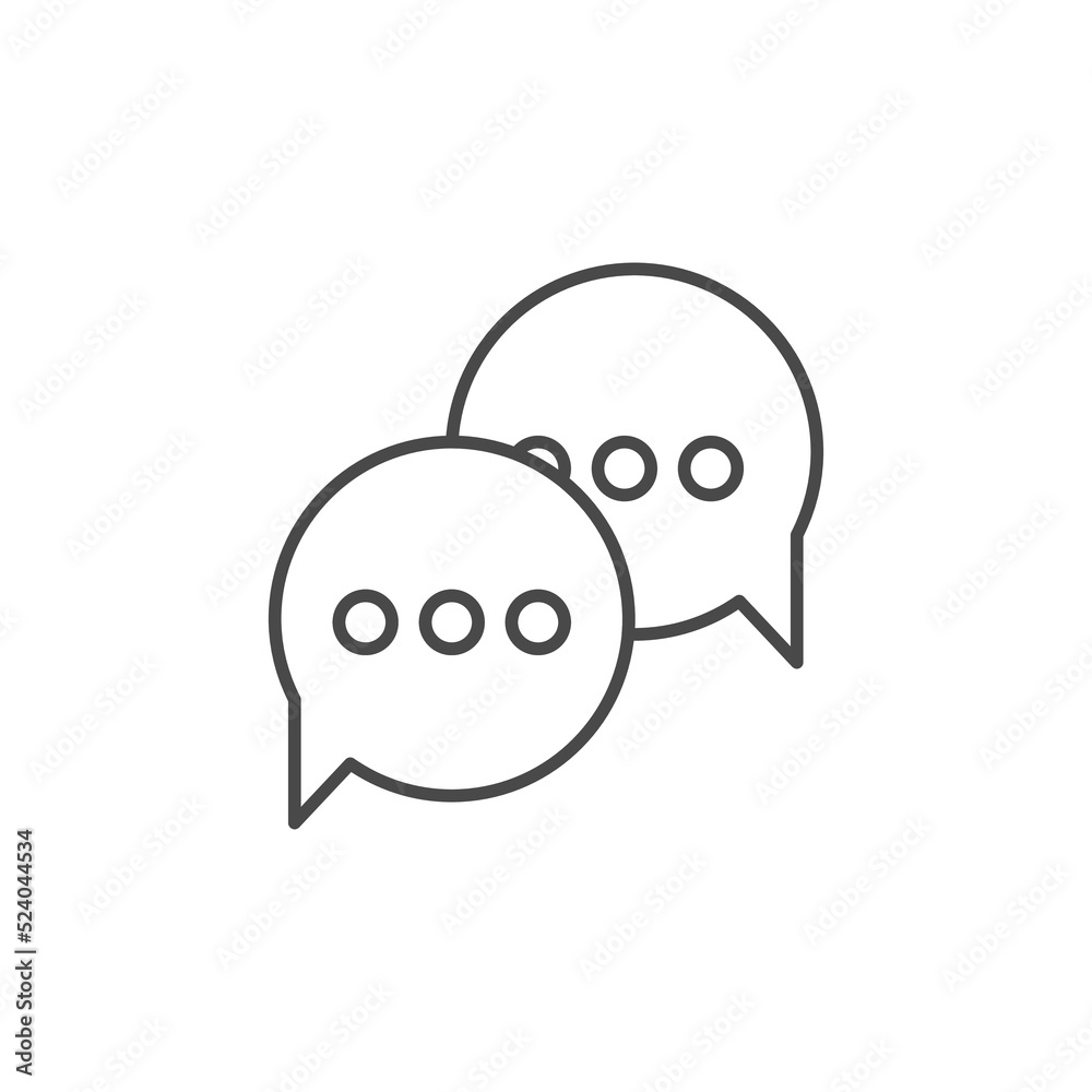 Chat icon, message icon,Email icon vector symbol vector illustration. Chatting or messaging bubbles with dots flat icon apps and websites Chat icon, message icon,Email icon vector symbol vector illustration. Chatting or messaging bubbles with dots flat icon apps and websites