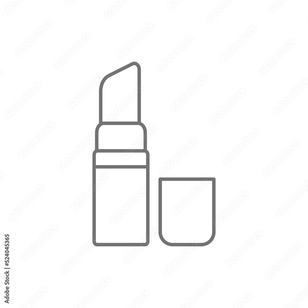 Lipstick flat line icon. Beauty care sign, illustration of makeup. Thin linear logo for cosmetics store. lipstick icon. Women's things element. Premium quality graphic design. Lipstick flat line icon. Beauty care sign, illustration of makeup. Thin linear logo for cosmetics store. lipstick icon. Women's things element. Premium quality graphic design.