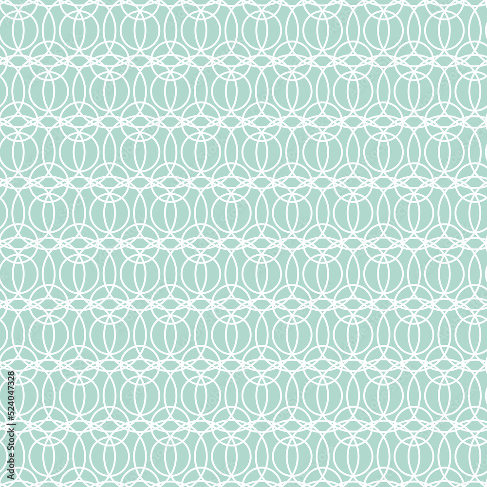 Circle seamless pattern for textile design, blue green simple background Circle seamless pattern for textile design, blue green simple background
