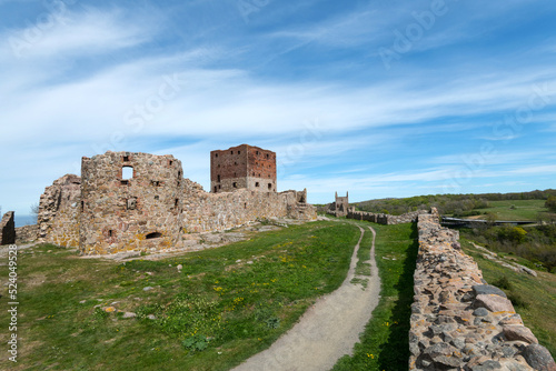 Schlossruine Hammershus, Bornholm, Nordküste, Dänemark