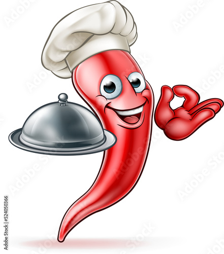 Pepper Chef Cartoon Character