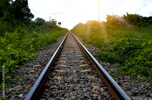 railway in the countryside