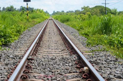 railway in the countryside