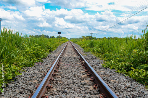 railway in the field