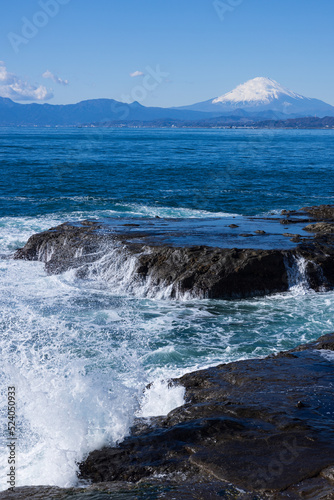 江ノ島から富士山