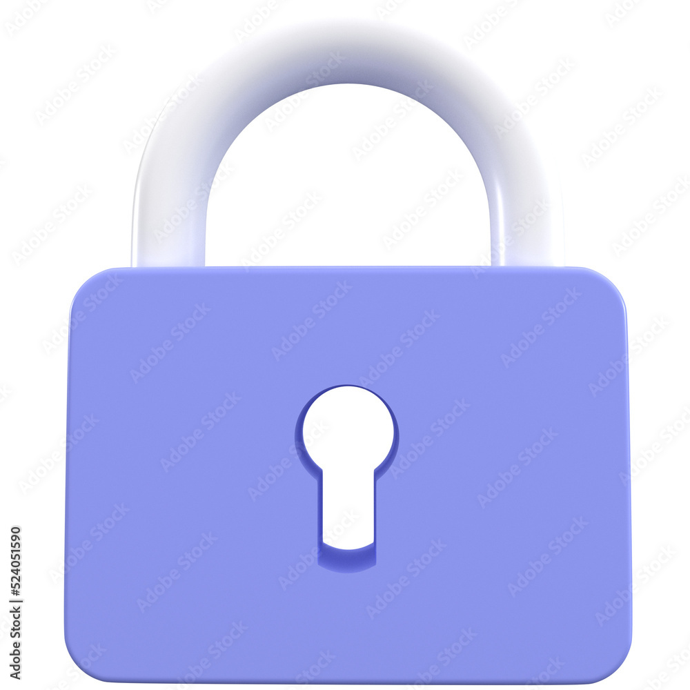 3d padlock icon, for UI, poster, banner, social media post. 3D rendering 3d padlock icon, for UI, poster, banner, social media post. 3D rendering