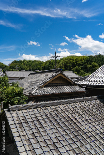 日本家屋の屋根瓦