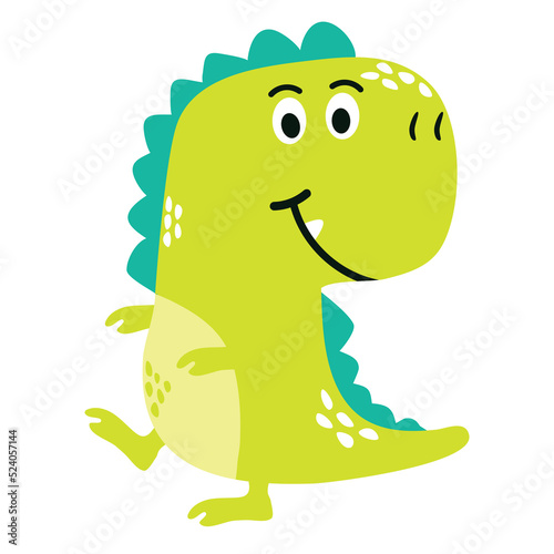 Cute dinosaur tyrannosaurus  design cartoon vector