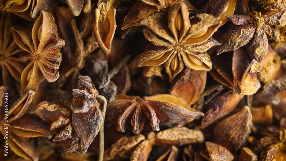 Illicium Verum Badiane Star Anis seeds background Illicium Verum Badiane Star Anis seeds background