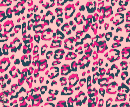 Bright Multicolor Abstract Leopard Jaguar Abstract Seamless Pattern Digital Animal Spots Trendy Fashion Color New Season Design Perfect for Allover Fabric Print