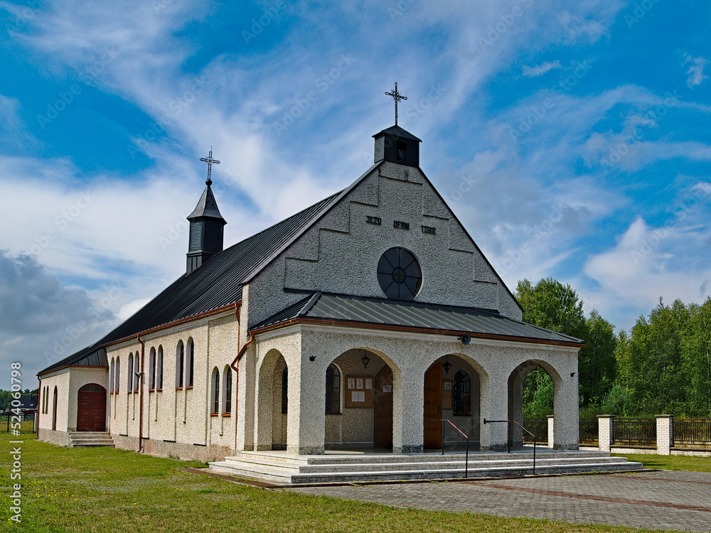 Church of Divine Mercy in Wola Dereźniańska (Lubelskie Voivodeship).