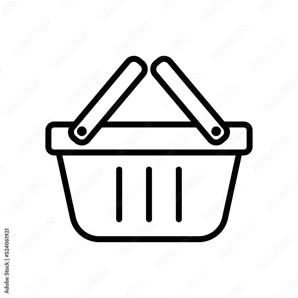 shopping bag icon vector design template simple and clean