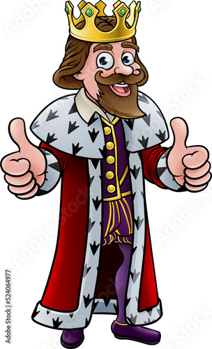 Cartoon King Character