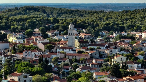 Town of Premantura, summer in sunny Istria, Croatia photo