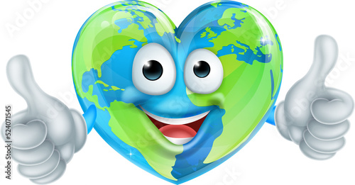 Cartoon World Earth Day Thu...