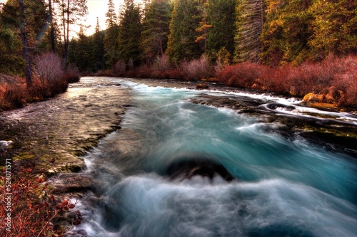 River Deschutes River, Sisters, Oregon photo