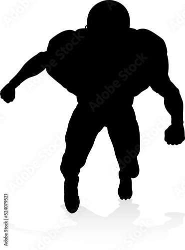 American Football Player Si...