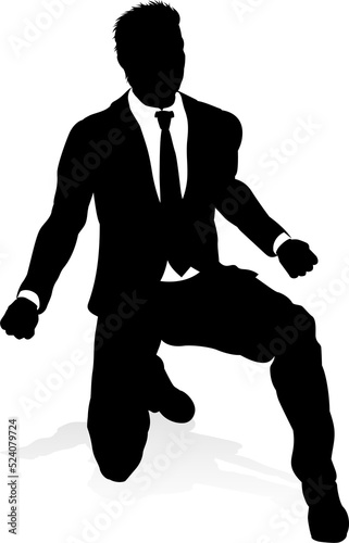 Silhouette Business Person